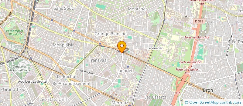 localisation de l'entreprise SELARL DU DOCTEUR REBOUX  LYON