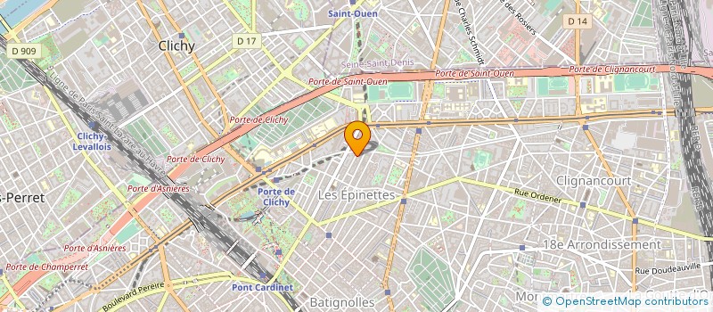 localisation de l'entreprise SELARL DU DOCTEUR ROBIN ARVIEU à PARIS