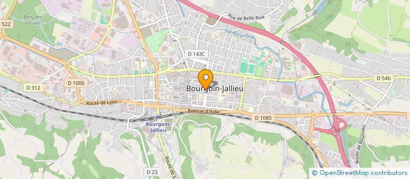 localisation de l'entreprise SELARL DU DOCTEUR ROLACHON à BOURGOIN-JALLIEU