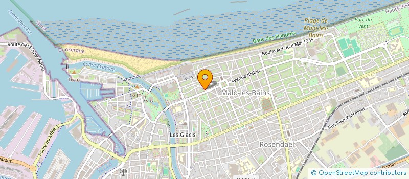 localisation de l'entreprise SELARL DU DOCTEUR ROSSI à DUNKERQUE