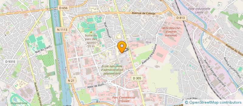 localisation de l'entreprise SELARL DU DOCTEUR SAMIA BENCHEKROUN  AGEN