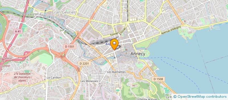 localisation de l'entreprise SELARL DU DOCTEUR SANZARI  VEYRIER-DU-LAC