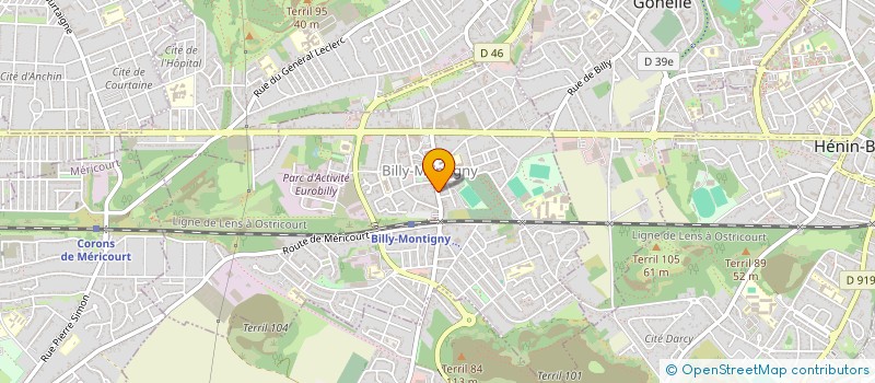 localisation de l'entreprise SELARL DU DOCTEUR SCHWARTZ à BILLY-MONTIGNY