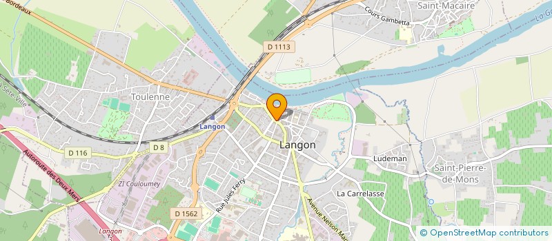 localisation de l'entreprise SELARL DU DOCTEUR SEBIRE  LANGON