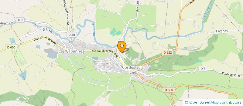 localisation de l'entreprise SELARL DU DOCTEUR SELVA  CORDES-SUR-CIEL