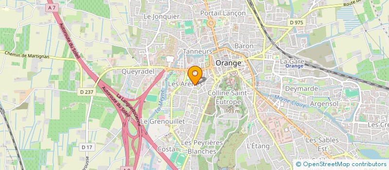 localisation de l'entreprise SELARL DU DOCTEUR SENDER à ORANGE