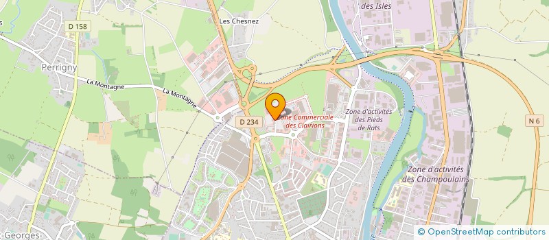 localisation de l'entreprise SELARL DU DOCTEUR SERGE COHEN à AUXERRE