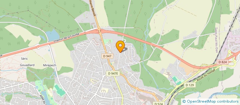 localisation de l'entreprise SELARL DU DOCTEUR SOARES  ST-PAUL-LES-DAX