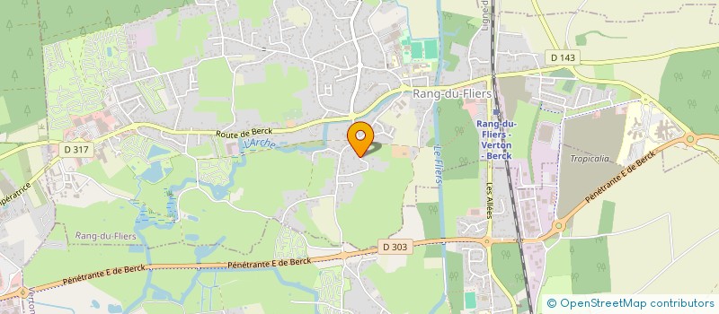 localisation de l'entreprise SELARL DU DOCTEUR STEPHANE DEWANDELEER  RANG-DU-FLIERS