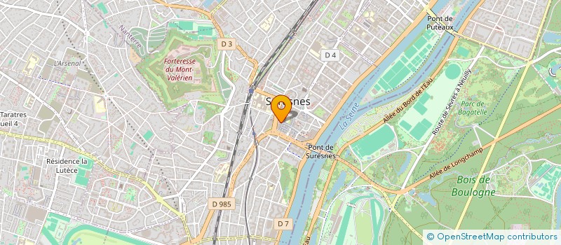 localisation de l'entreprise SELARL DU DOCTEUR SUDANT JULIE à SURESNES
