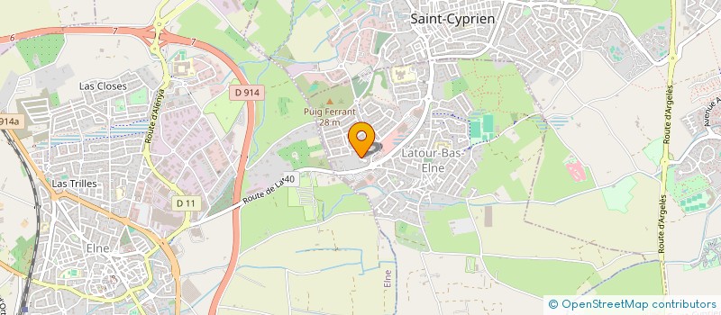 localisation de l'entreprise SELARL DU DOCTEUR SYLVAINE ABELANET  ALENYA