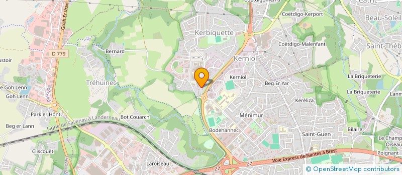 localisation de l'entreprise SELARL DU DOCTEUR TERREAUX à VANNES