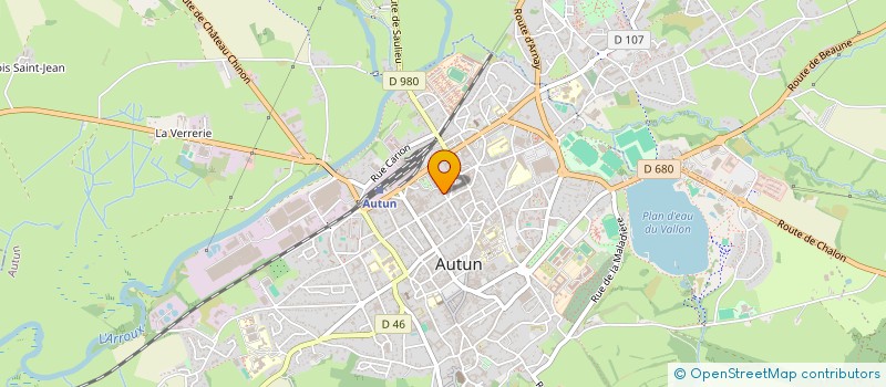 localisation de l'entreprise SELARL DU DOCTEUR THEO BRUN à AUTUN