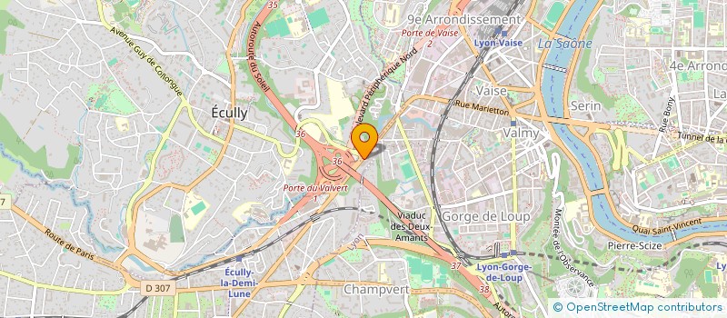 localisation de l'entreprise SELARL DU DOCTEUR THIBAUT DESCHAMPS  TASSIN-LA-DEMI-LUNE