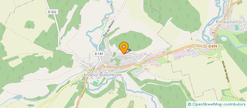 localisation de l'entreprise SELARL DU DOCTEUR THIBONNET-BEGE à ANDELOT-BLANCHEVILLE