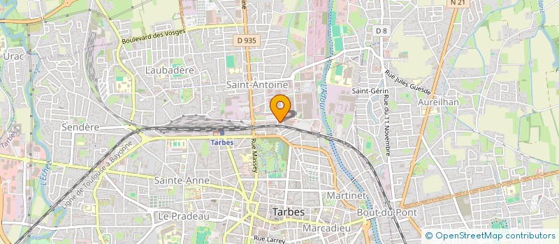 localisation de l'entreprise SELARL DU DOCTEUR THOMAS MARIN  BARBAZAN-DEBAT