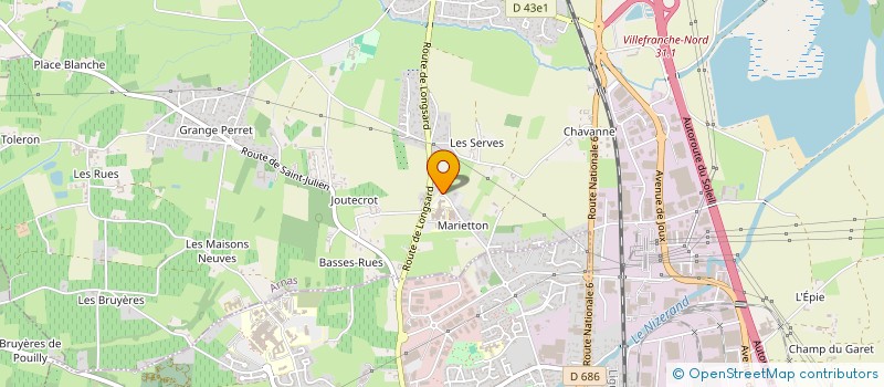 localisation de l'entreprise SELARL DU DOCTEUR THOMAS PROT à ARNAS