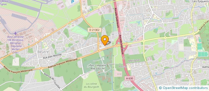 localisation de l'entreprise SELARL DU DOCTEUR THOMAS PUPIER  MERIGNAC