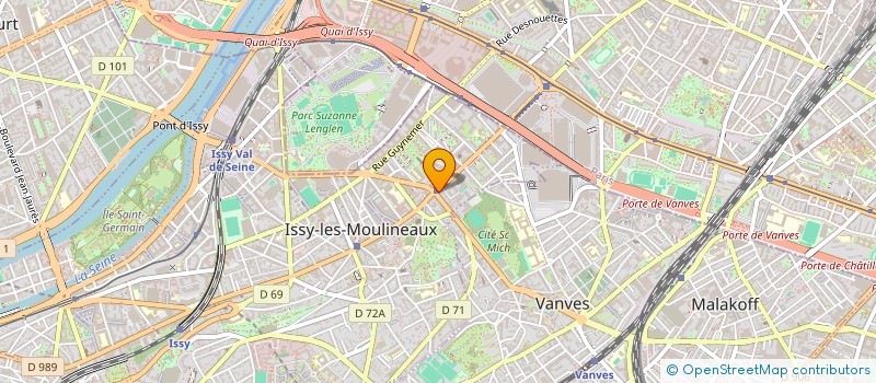 localisation de l'entreprise SELARL DU DOCTEUR THOMAZI & ASSOCIES à ISSY-LES-MOULINEAUX