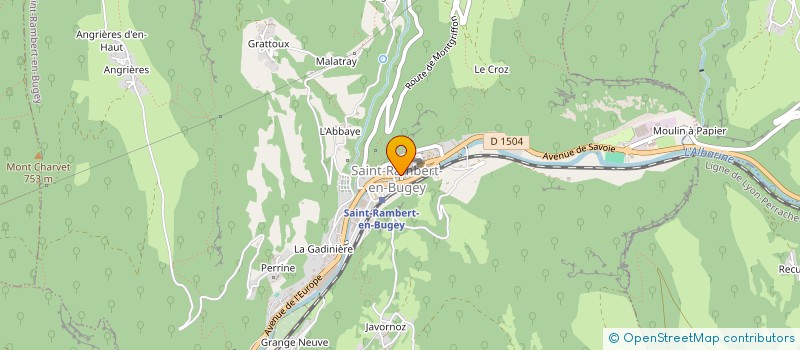 localisation de l'entreprise SELARL DU DOCTEUR TOURASSE à SAINT-RAMBERT-EN-BUGEY