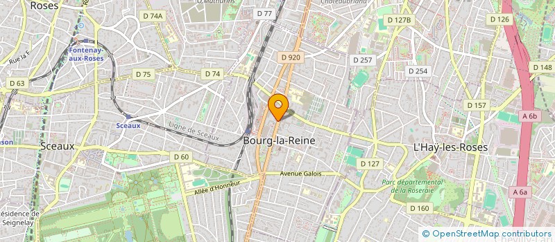 localisation de l'entreprise SELARL DU DOCTEUR TRABOULSI à BOURG-LA-REINE
