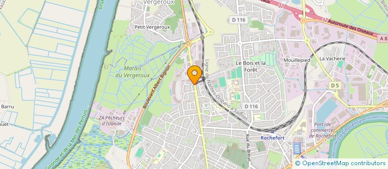 localisation de l'entreprise SELARL DU DOCTEUR VALERIE LE LAY  ROCHEFORT