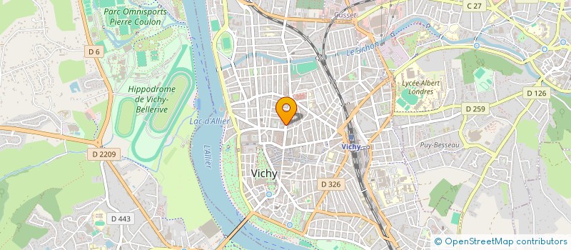 localisation de l'entreprise SELARL DU DOCTEUR VICTORIA BOU-ASSI-TOURRE à VICHY
