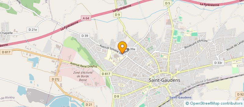 localisation de l'entreprise SELARL DU DOCTEUR VINCENT BONNET à SAINT-GAUDENS