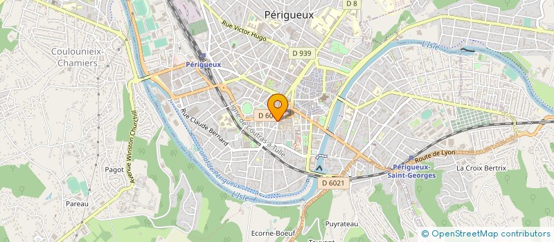 localisation de l'entreprise SELARL DU DOCTEUR VINCENT CHALLIER à PERIGUEUX