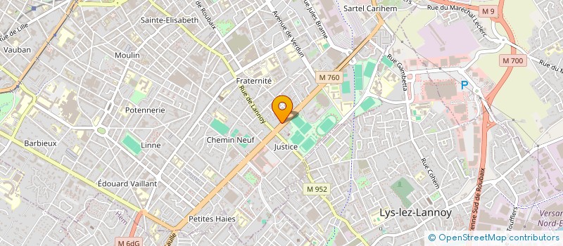 localisation de l'entreprise SELARL DU DOCTEUR VINCENT CRUNELLE à ROUBAIX