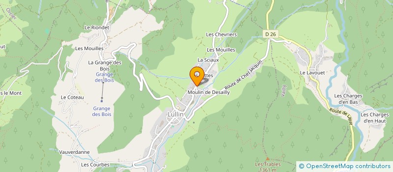 localisation de l'entreprise SELARL DU DOCTEUR VINCENT PLEWA  LULLIN