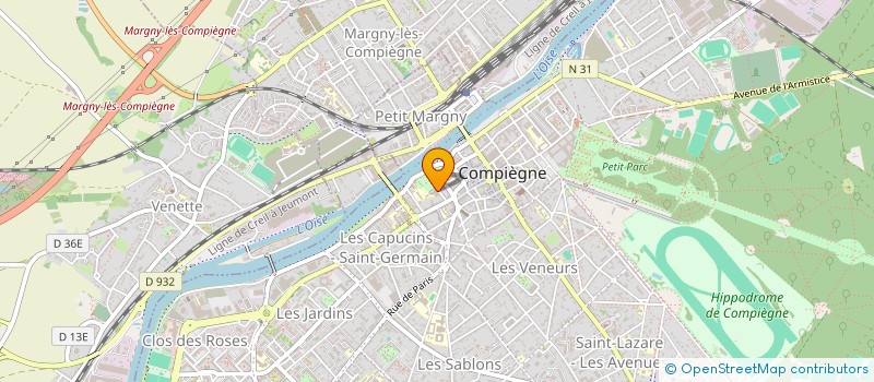 localisation de l'entreprise SELARL DU DOCTEUR VIRGINIE SEBBAGH à COMPIEGNE
