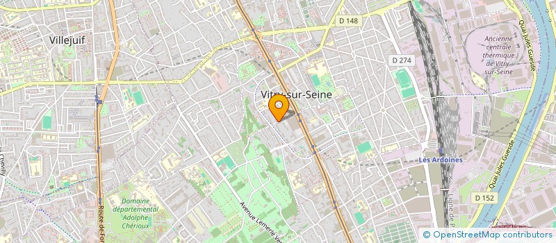 localisation de l'entreprise SELARL DU DOCTEUR WALID ALAME à VITRY-SUR-SEINE