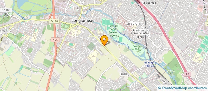 localisation de l'entreprise SELARL DU DOCTEUR YVES LE BELLEC à LONGJUMEAU