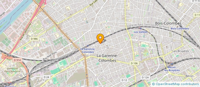 localisation de l'entreprise SELARL DU DR ADELE NANA à LA GARENNE-COLOMBES