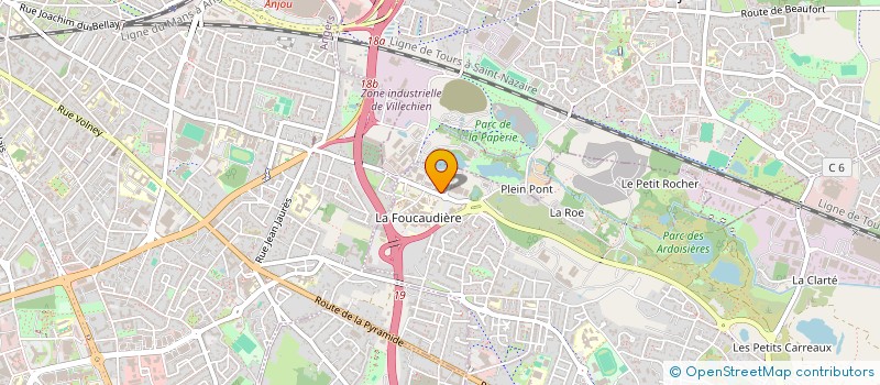 localisation de l'entreprise SELARL DU DR ADRIEN PAUVERT  TRELAZE