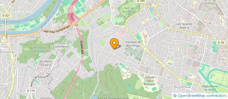 localisation de l'entreprise SELARL DU DR ALAN BENOLIEL à RUEIL-MALMAISON