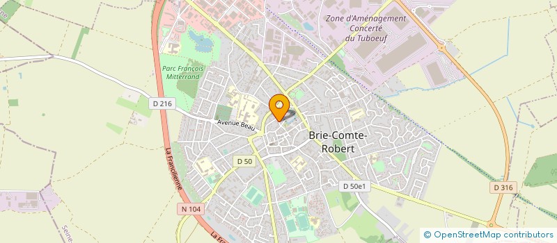 localisation de l'entreprise SELARL DU DR ALEXANDRE HINTZY  BRIE-COMTE-ROBERT