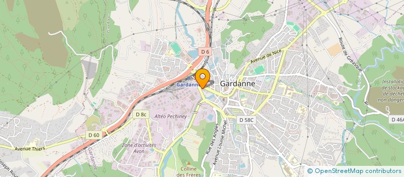 localisation de l'entreprise SELARL DU DR BALANSARD BERTRAND  GARDANNE