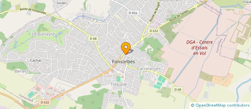 localisation de l'entreprise SELARL DU DR BASTID JEAN-CHRISTOPHE  FONSORBES