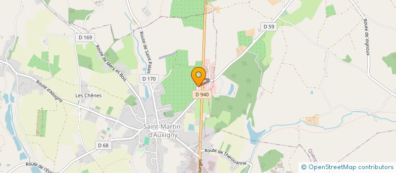 localisation de l'entreprise SELARL DU DR BEZANCON JEAN-CHARLES  SAINT-MARTIN-D'AUXIGNY