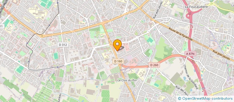 localisation de l'entreprise SELARL DU DR CAROLINE PAJOT à ANGERS