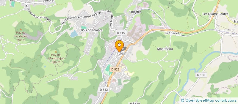 localisation de l'entreprise SELARL DU DR CECILE BENEZIT à YDES