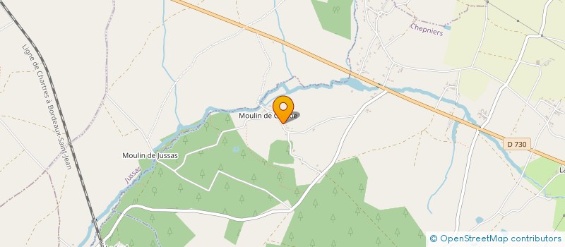 localisation de l'entreprise SELARL DU DR CHAILLOU PHILIPPE  CHEVANCEAUX