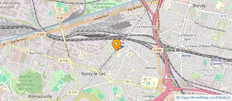 localisation de l'entreprise SELARL DU DR CHOURAQUI PIERRE à NOISY-LE-SEC