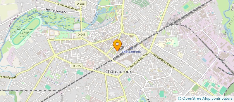 localisation de l'entreprise SELARL DU DR COTTE LAURENT ET ASSOCIES à CHATEAUROUX