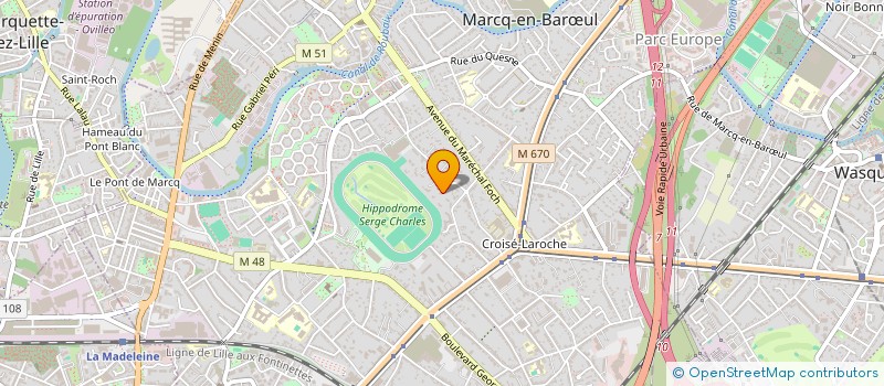 localisation de l'entreprise SELARL DU DR COTTEN à MARCQ-EN-BARŒUL