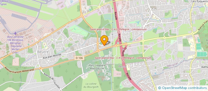 localisation de l'entreprise SELARL DU DR DAMIEN EDOUARD  MERIGNAC