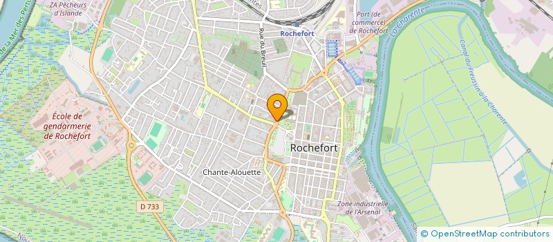 localisation de l'entreprise SELARL DU DR EGBERT  ROCHEFORT