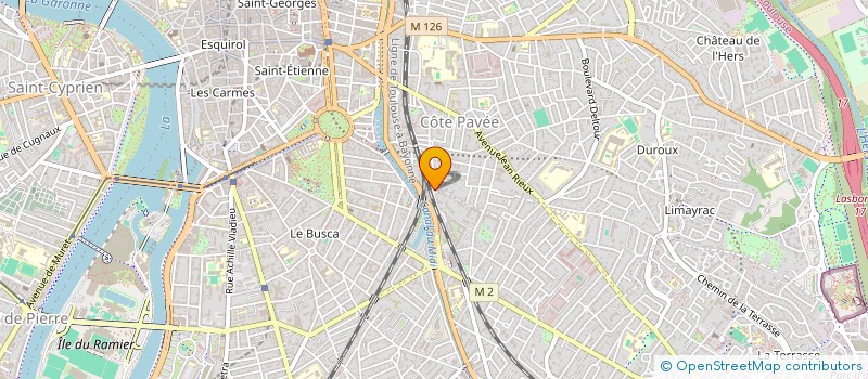 localisation de l'entreprise SELARL DU DR ELIE DAHAN  TOULOUSE